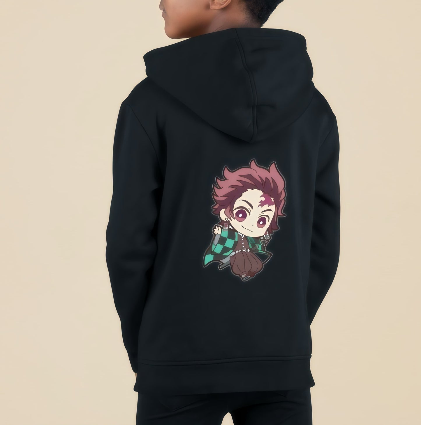 Cute Tanjiro Hoodie For Kids